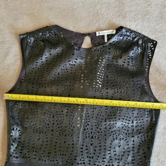 House of Harlow 1960 pleather cutout dress size large - Picture 12 of 16